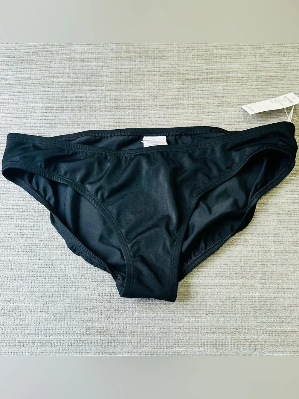 NWT Nike‎ Swim Essential Womens Solid Full Bikini Bottoms XL Black